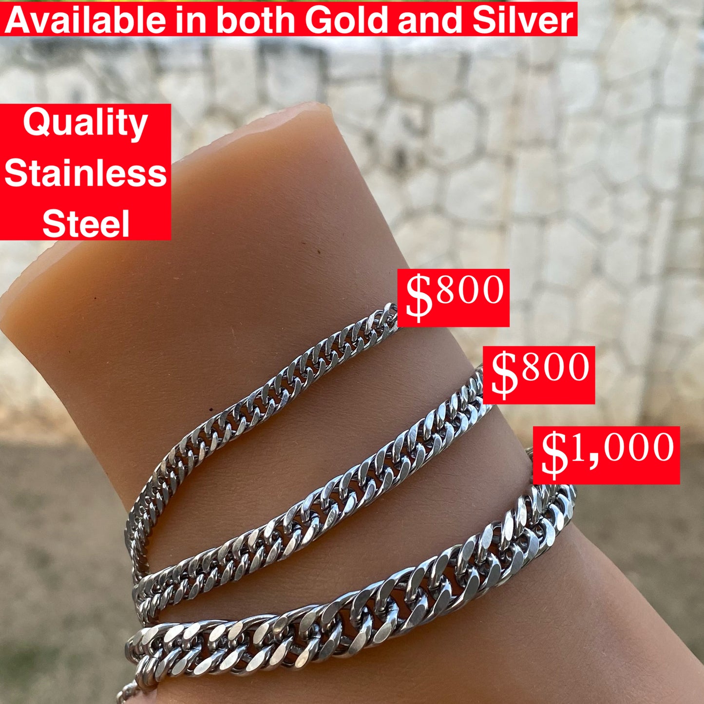 Thick Link Anklet