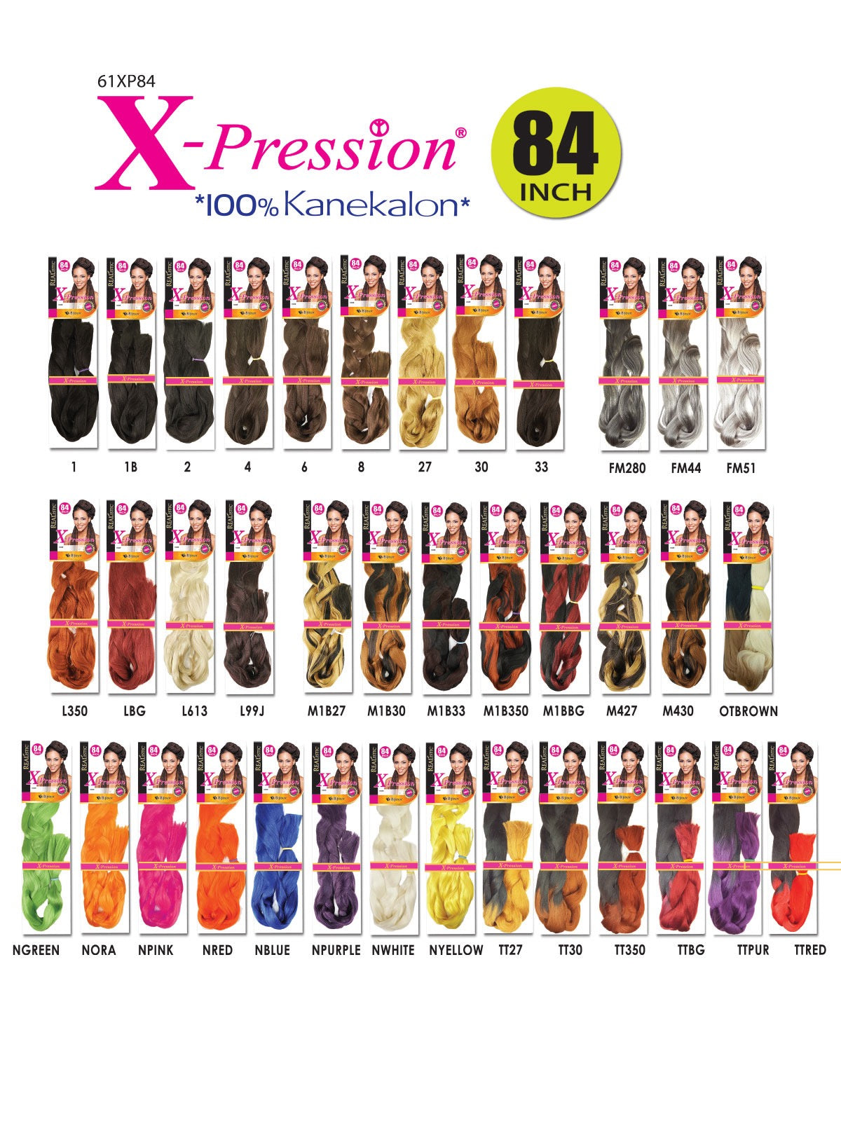 X-PRESSION BRAID 84″