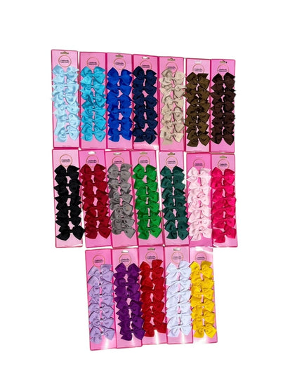 Hair Bow - 6 count