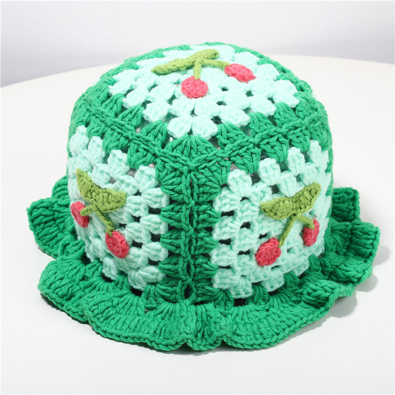 Crochet Knitted Hat