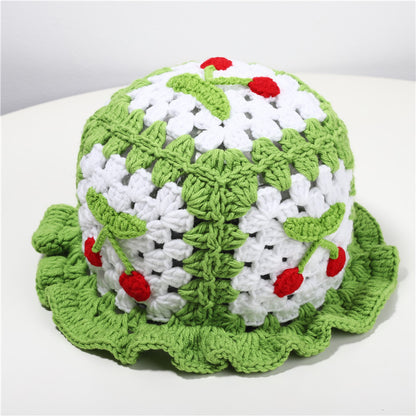 Crochet Knitted Hat